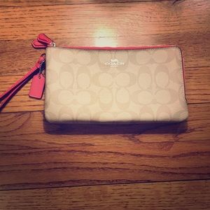 Coach wristlet/clutch/wallet.